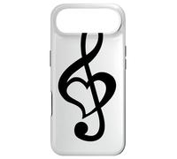 Note de Musique Clé de Sol Cœur Love Lovers & Artists Coque pour iPhone Air