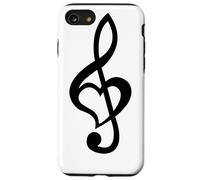 Note de Musique Clé de Sol Cœur Love Lovers & Artists Coque pour iPhone SE (2020) / 7/8