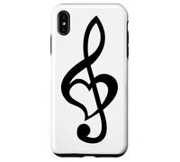 Note de Musique Clé de Sol Cœur Love Lovers & Artists Coque pour iPhone XS Max