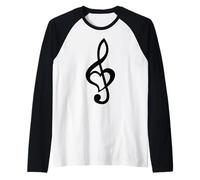 Note de Musique Clé de Sol Cœur Love Lovers & Artists Manche Raglan