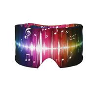 Note de musique imprimée,Masque pour les yeux bloquant la lumière Cache-yeux et cache-oreilles pour le sommeil