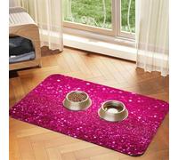 Note de Musique imprimée pour Piano,Tapis d'alimentation imperméable pour Animaux de Compagnie, Sets de Table pour Chats et Chiens pour la Nourriture et l'eau, Tapis de Nourriture en Cuir PU,40x60cm