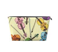 Note de Musique pour Violon, Trousse de Toilette Trousse de Maquillage Sac à cosmétiques Trousse de Toilette de Voyage Portable