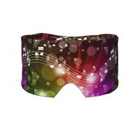 Note de musique Thème musical,Masque pour les yeux bloquant la lumière Cache-yeux et cache-oreilles pour le sommeil