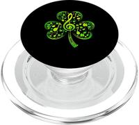 Note de Musique Trèfle Trèfle Musique Professeur St Patrick PopSockets PopGrip pour MagSafe