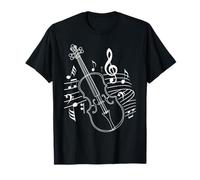 Note de musique violon Violoniste Musicien T-Shirt