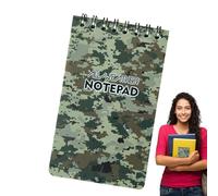 Note de poche étanche - Bloc-notes de voyage en, Journal Field | Tampon d'écriture tout temps avec conception de liaison supérieure, livre mémo compact pour la randonnée, prise de not
