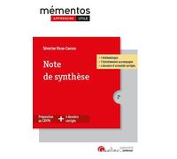 Note de synthèse 1 Méthodologie - 1 entraînement accompagné - 4 dossiers d'actualité corrigés - Séverine Visse-Causse - Gualino Eds - broché - Scolaire / Universitaire