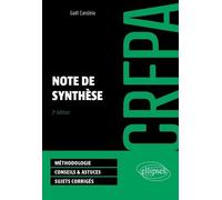 Note De Synthèse - Crfpa 2024