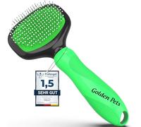 Note de test : très bien - Brosse douce version améliorée I Soin doux pour chiens, chiots, chats, lapins, hamsters I + manuel d'entretien gratuit (français non garanti)