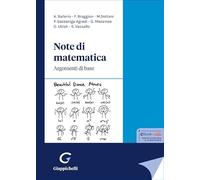 Note di matematica. Argomenti di base