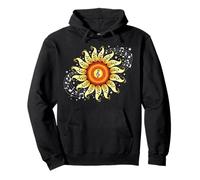 Note Musicale Fleur Musique Femme Sweat à Capuche
