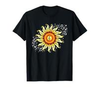 Note Musicale Fleur Musique Femme T-Shirt
