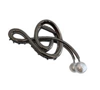 Note Musicale Hairclips - Fancy Musical Score Forts Formatos - Music Note Claw Clips Piclette Pour La Mâchoire Perle, Hairpins Non Slip -metal Pour Femmes Filles Treble Clef Hair Clip, Fancy Musical