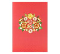 Note pop-up - Sur 30 x 21 cm, art plié, carte postale de anniversaire | Mariée marié relation rendez-vous soirée proposition de fiançailles lettres de remerciement sculpture invitation