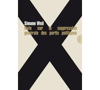 Note Sur La Suppression Générale Des Partis Politiques