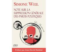 Note sur la suppression générale des partis politiques