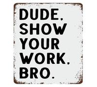 Note Taking Metal Sign Lecture Wisdom Wall-Art 8x12 Inch