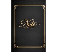 NOTE: Un elegante diario a righe appunti e progetti. Perfetto tra semplicita e rafinatezza italiana.