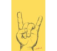 Notebook: A Totally Radical Pop Rock Themed Notebook