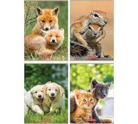 Notebook A4/32K ligne animaux (10 exemplaires)