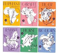 Notebook A4/60K check animaux (10 exemplaires) MAR MAR