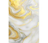 Notebook: A4, Gold Marble texture