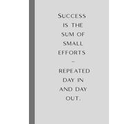 Notebook A5 60 sheets: for work, school, office, with a life quote, 120 pages, squared