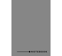 Notebook: A5 Composition Notebook For College, School, University, Office, Home Use - 8mm Ruled, 90 Gsm Paper 120 Pages - (Grey Cover)