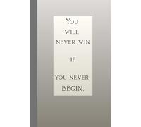 Notebook A5 Quote 60 sheets, squared: Perfect for work, school office, Journal Notebook, Motivational quote