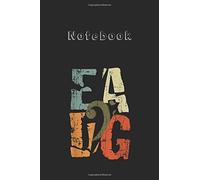 Notebook: Bass Guitar Player Eadg Bass Clef Gift For Bassist Medium Size 6'' X 9'' Cello Notebookwhite Paper Blank Journal With Black Cover 116 Pages For Men And Women