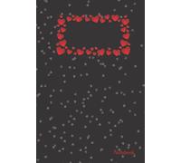 Notebook: Black And Red Hearts