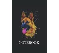 Notebook: Carnet de notes ligné Agenda Idée cadeau Carnet de notes Berger allemand Cadeau pour chien Paws Dog