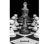 Notebook : Chess Game design : 6" X 9", 120 pages, College ruled line paper journal: Carnet de notes, couverture motif jeu d'échecs : dimensions 15,24 X 22,86 cm, pages lignées