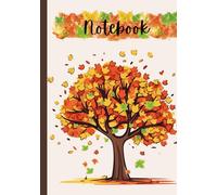 Notebook | College-Ruled Composition | 110 Pages | 7.5 x 9.25 inches: Beautiful Fall Colors | Notebook for School, Work, Writing, or Everyday Notes | ... Holidays, and Special Occasions | Hardcover