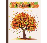 Notebook | College-Ruled Composition | 110 Pages | 7.5 x 9.25 inches: Enjoy the Beautiful Fall Colors | Notebook for School, Work, Writing, or ... Gifts, Holidays, and Special Occasions.