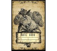 Notebook College Ruled: : Vintage Botanical Bee Illustration, Cute Aesthetic For School, College, Office, Work
