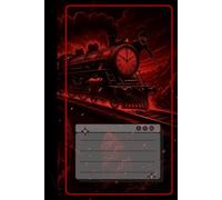 Notebook: Crazy Train Heavy Metal Journal for Metalheads | 100 blank pages 6x9 inches | Holiday Gift for Rocker Husband, Son, or Nephew