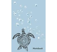 Notebook. Cute Sea turtle.: Pretty 6x9" lined sketch book. Journal. SLR