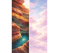 Notebook: Depth & Height- The Parallels Collection, Artistic Design, 150-Page plus Important Dates Tracker