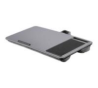 DIGITUS Coussin pour Ordinateur Portable - avec Support pour Smartphone & Tapis de Souris - jusqu'à 17" - Support pour Ordinateur Portable - pour Travailler confortablement Depuis Le canapé ou Le lit