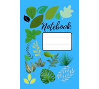 Notebook: Excellent white book for nature lovers, 120 pages, ideal for Mom, Dad, Grandfather, Grandma, Children, as well as for all those who love nature