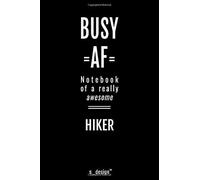 Notebook For Hikers / Hiker: Awesome Handy Note Book [120 Pages Blank Dotted Dot Grid Paper]