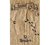 Notebook For Marauders: 150 lined pages (6x9 inch / softcover) - large magic book for wizards with foodprints - bullet journal / diary - present for women, men, girls and boys - cheap