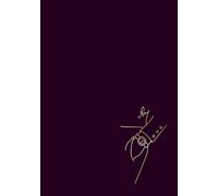 Notebook for refined men: Bilingual English / French, wine, lined with message letter