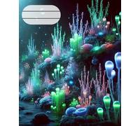 Notebook, Glowing Depths: A Bioluminescent Ocean Journey: Explore the Mystical Beauty of the Deep Sea