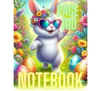 Notebook: Hop into Easter Joy: A Delightful Grid Notebook with Festive Bunny and Egg Designs!