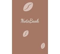 NoteBook: Mocha Mousse Pantone 2025 Cover Notebook with Coffee Seed Design for Recipes, Notes, and Everyday Home Usage