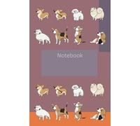 Notebook : Note Book 8.5 x 5.5 con hojas blancas y tapa blanda para los amantes de los perros: Note Book 8.5 x 5.5 con hojas blancas y tapa blanda ... de colores inspirada en las estaciones