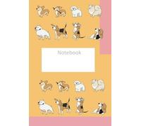 Notebook : NoteBook 8.5 x 5.5 con un planificador anual y tapa dura para los amantes de los perros: NoteBook 8.5 x 5.5 con hojas rayadas y tapa dura ... de colores inspirada en las estaciones